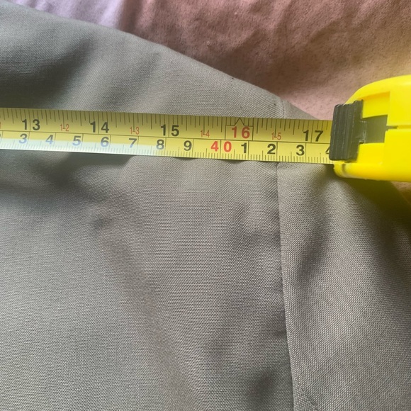 💕 Olympic tan cream suit set size 40R blazer sport coat 34 dress pants preppy - Picture 9 of 13